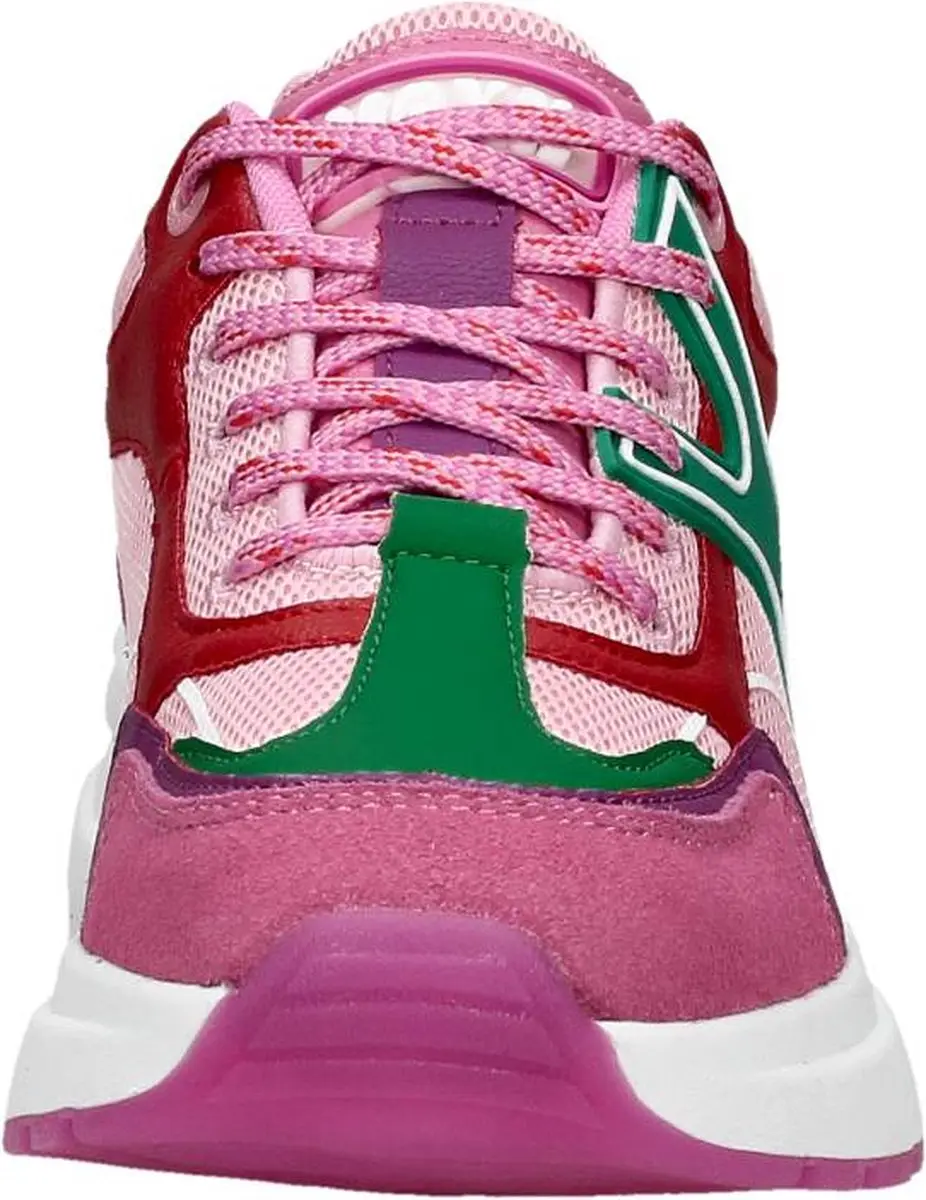 Mexx Loyce Sneakers Dames - Leren Sneaker - Paars - Maat 36 - afbeelding 3 van 6