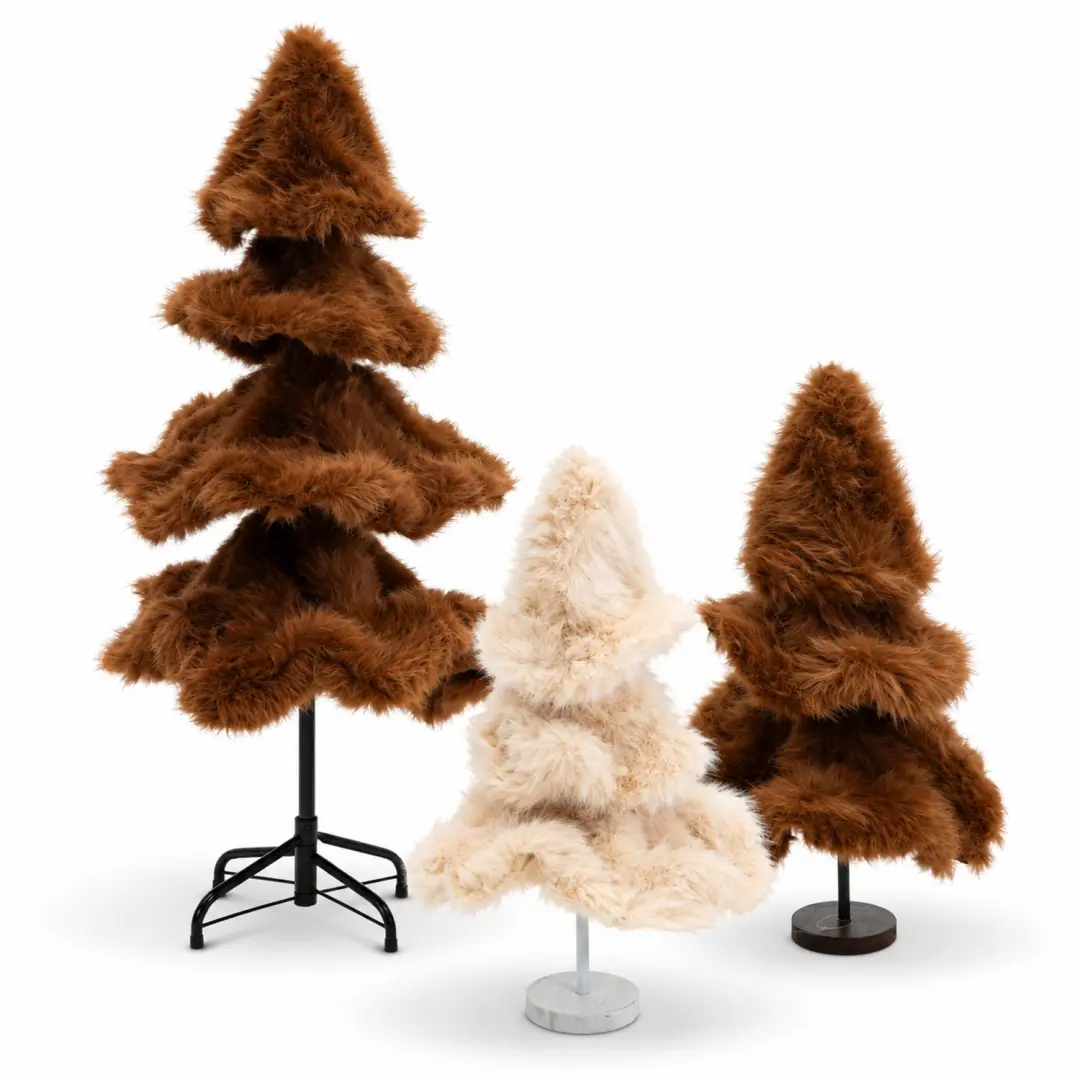 Decoris Boom Kunstbont 33x60cm Chocoladebruin - afbeelding 3 van 3