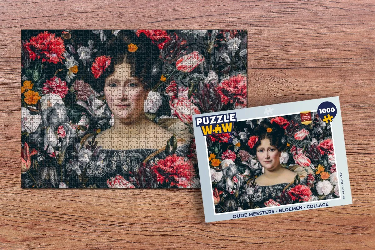 PuzzleWow Oude Meesters Legpuzzel 1000 Stuks - Multicolor