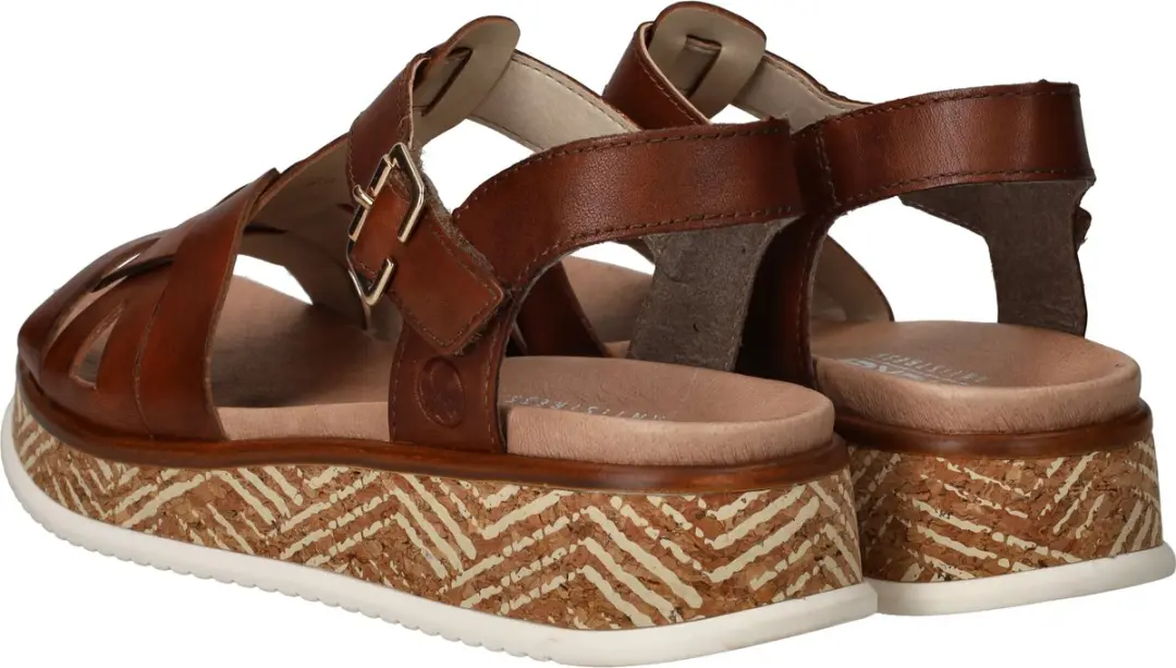 Rieker W0853-24 Dames Sandalen Cognac - afbeelding 3 van 6