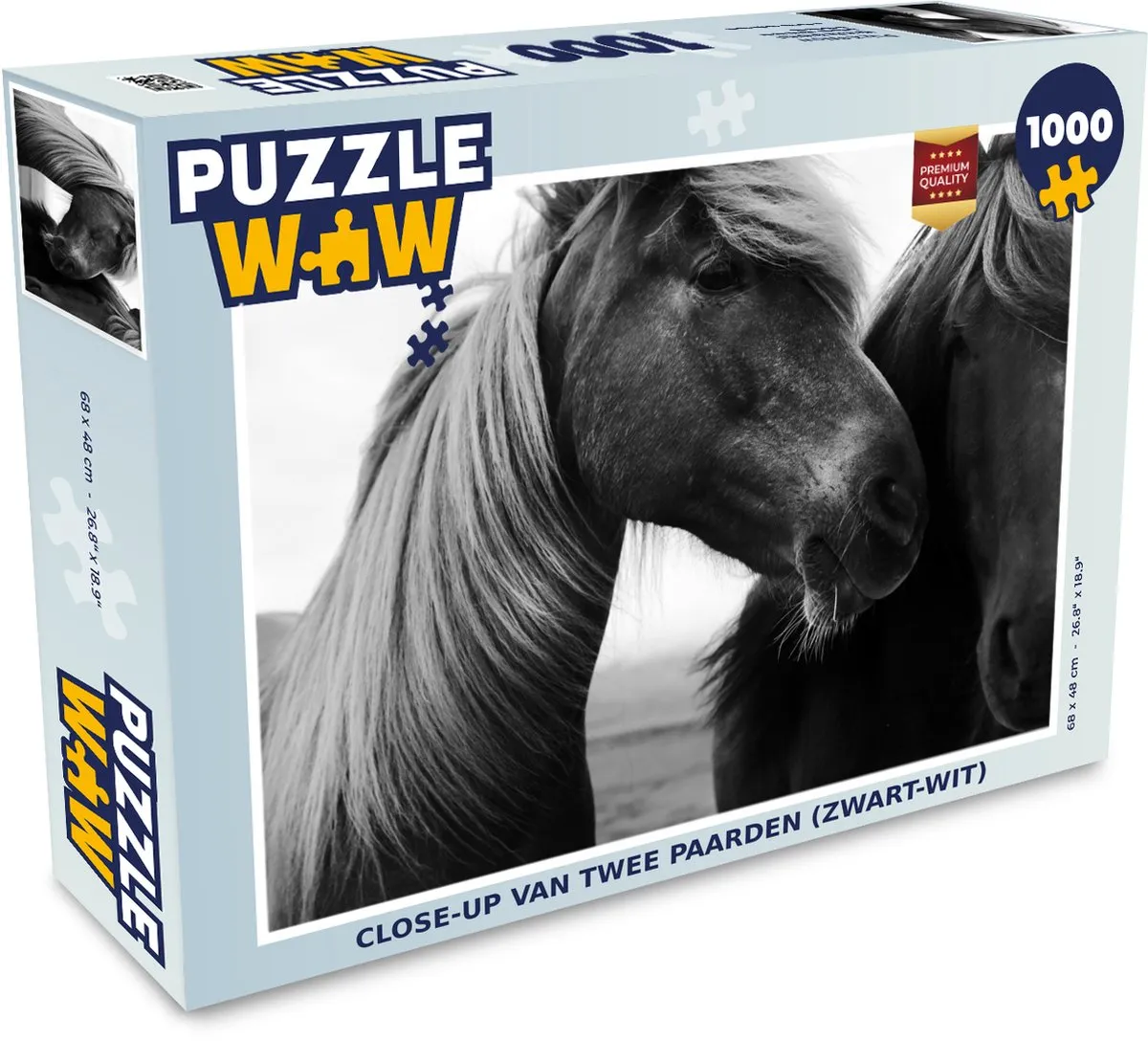 PuzzleWow Paarden Legpuzzel 1000 Stuks