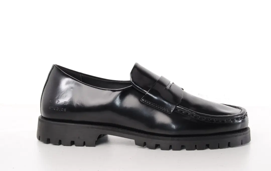 Copenhagen heren loafer Miller H zwart gepolierd leder