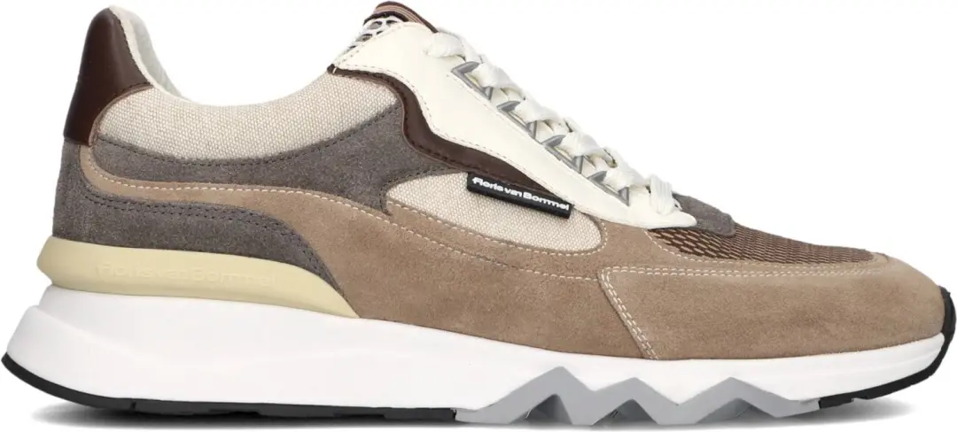 Floris Van Bommel Sfm-10234 De Zager Sneakers - Textiel - Heren - Beige - Maat 46
