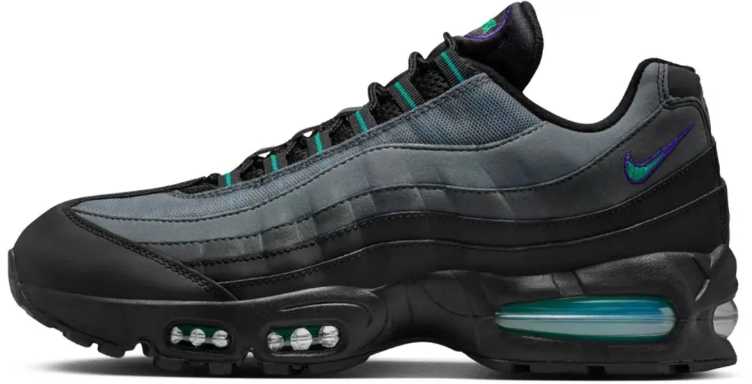Nike Air Max 95 Big Bubble 'Black Grape' maat 45.5