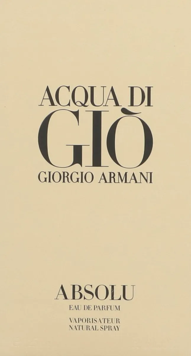 Armani Acqua di Gio Absolu Herenparfum 125ml - afbeelding 6 van 6