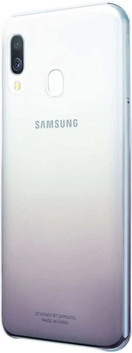 Samsung Galaxy A40 Gradation Cover - Transparant/Zwart