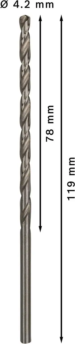 Bosch Professional HSS-G Metaalboor 4,2mm - 5 Stuks - afbeelding 5 van 5