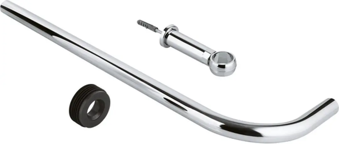 GROHE spoelpijp voor WC drukspoelers 28x26cm wandafstand 15tot 85mm chroom