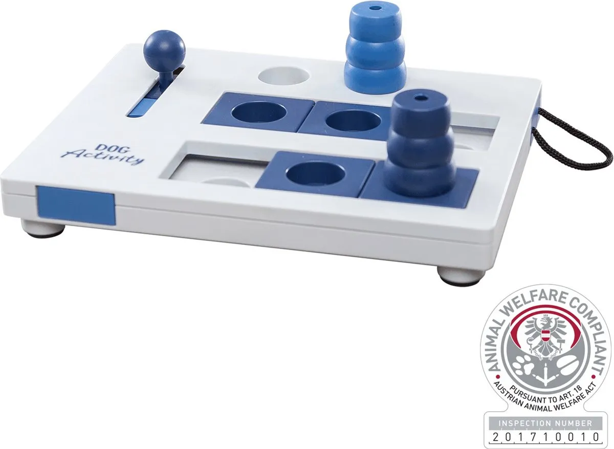 Trixie Dog Activity Mini Mover Honden Speelgoed - 25x20cm - Blauw/Wit