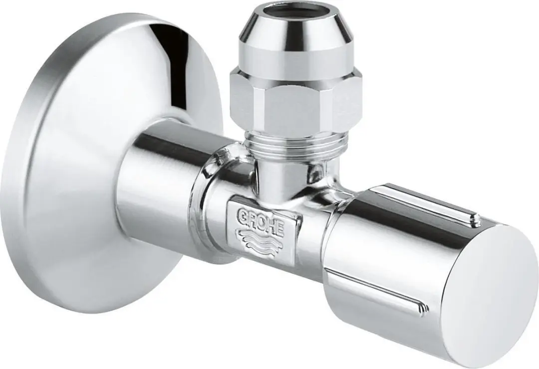 GROHE Hoekstopkraan Lang 1/2 x 10 mm met Rozet