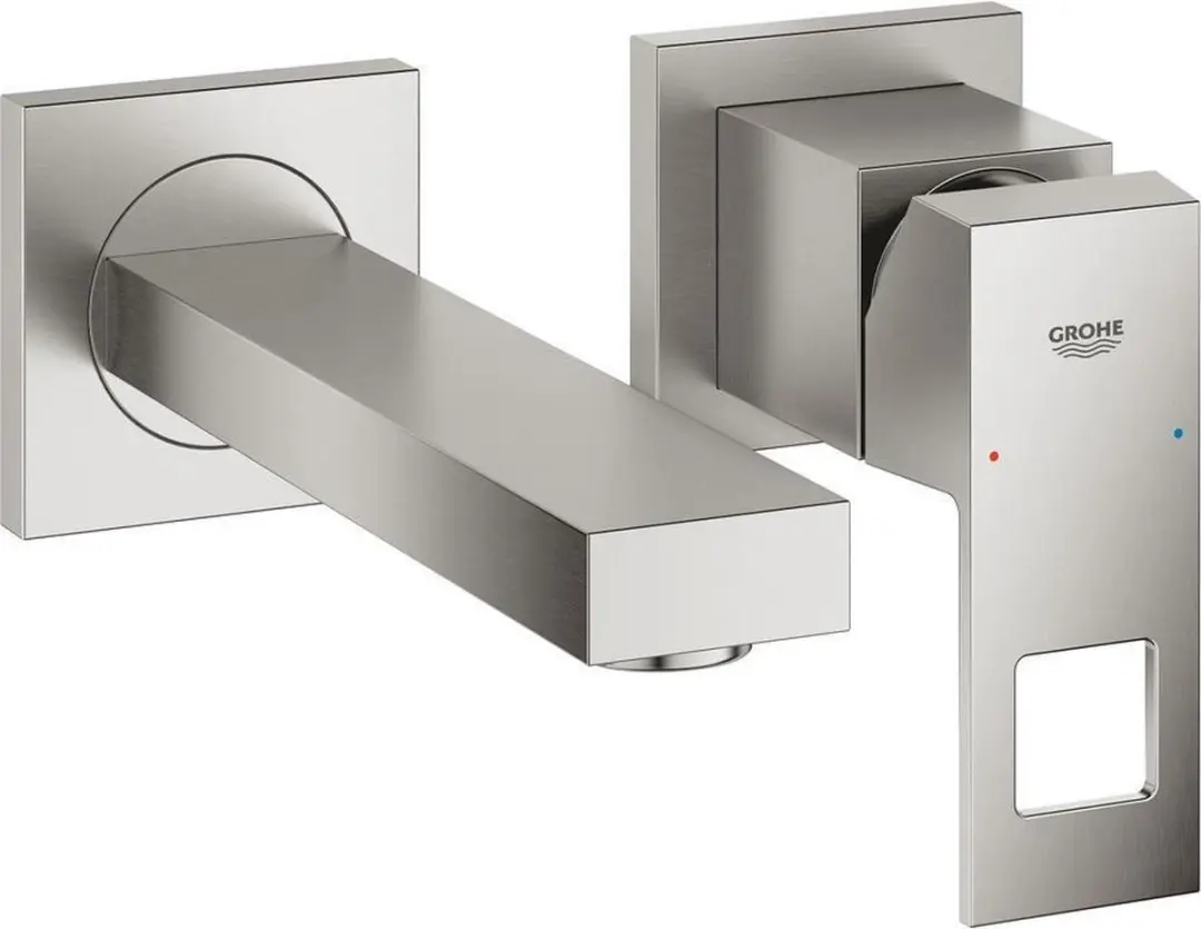 Grohe Eurocube afbouwdeel v. 2-gats inbouw wandkraan met uitloop 17.2cm superste