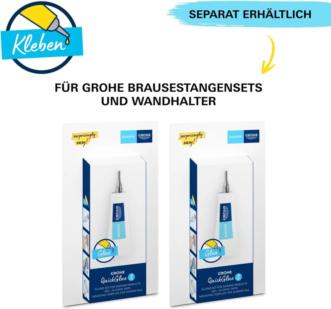 GROHE Vitalio Start 110 Doucheset - 2 Jets - Chroom - afbeelding 6 van 6