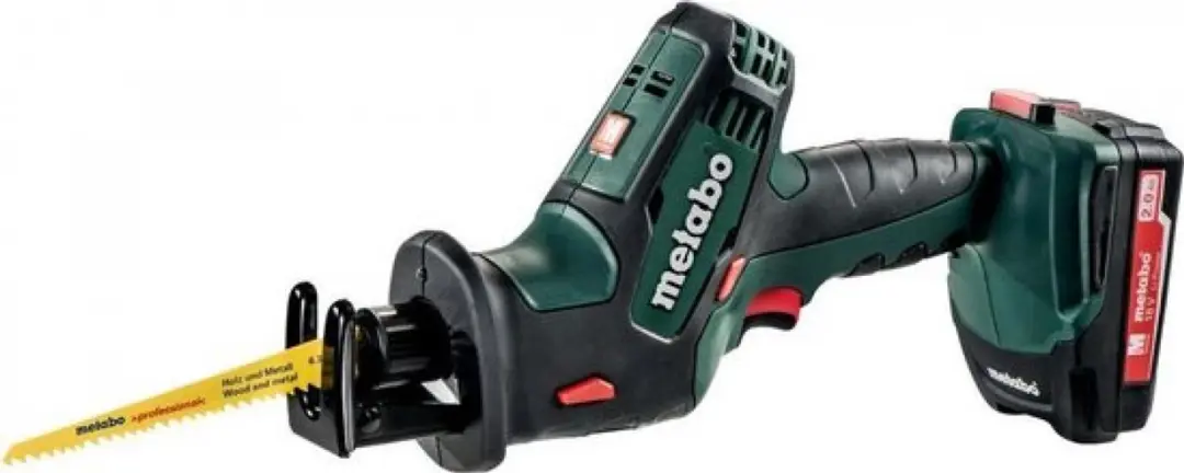 Metabo SSE 18 LTX Compact Reciprozaag - 2x 2,0Ah - afbeelding 3 van 4