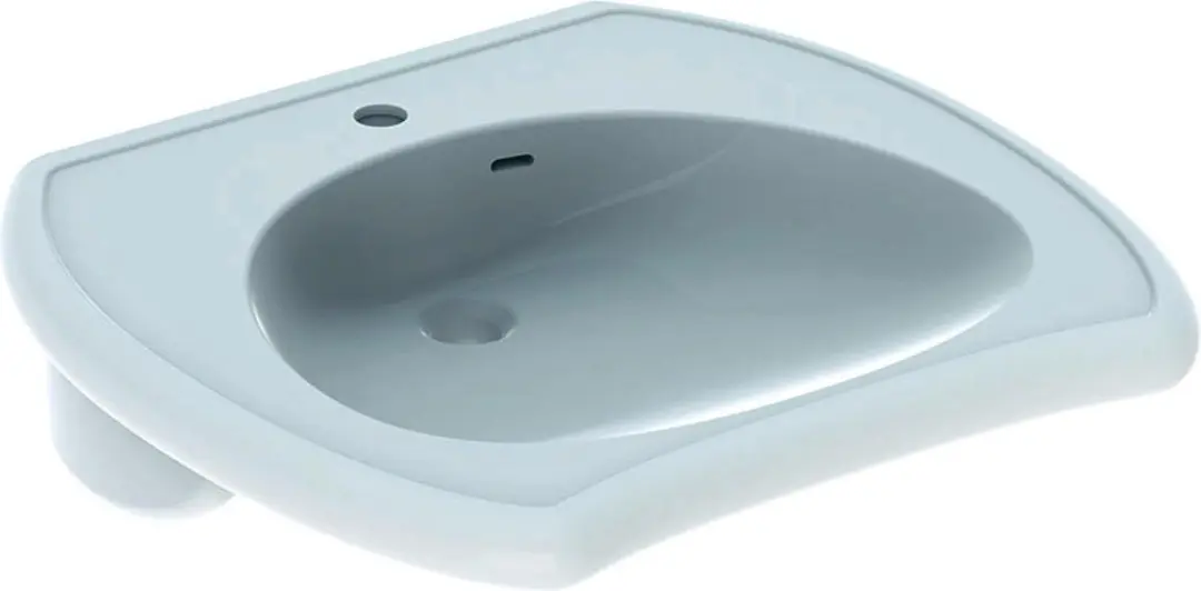 Geberit Vitalis wastafel 65x60cm wit