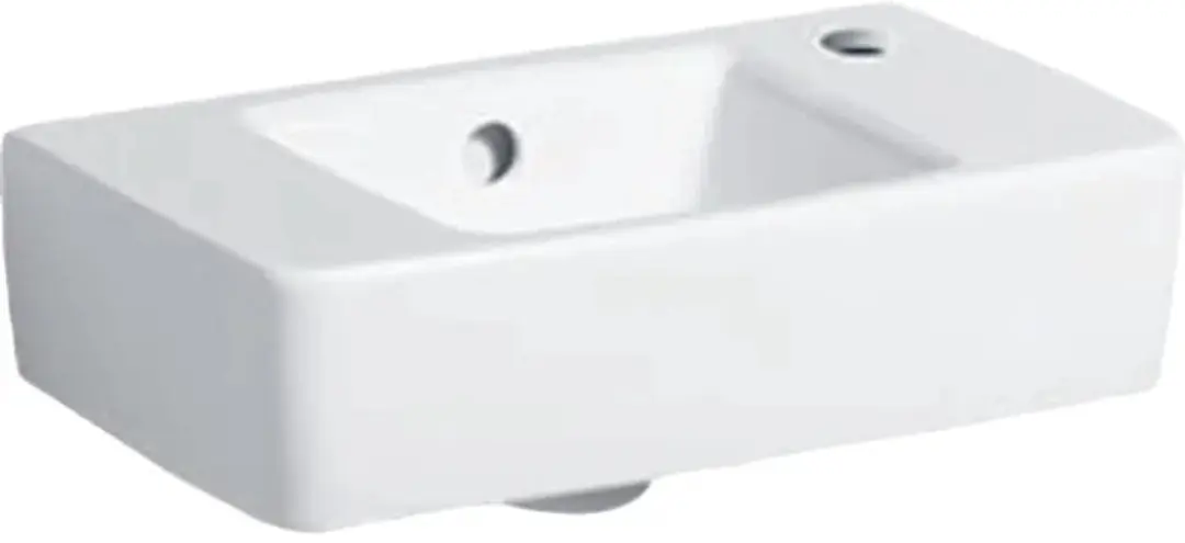 Geberit Renova Plan Spoelbak 40x25cm Wit - afbeelding 2 van 6