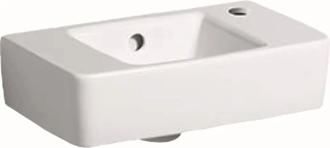 Geberit Renova Plan Spoelbak 40x25cm Wit