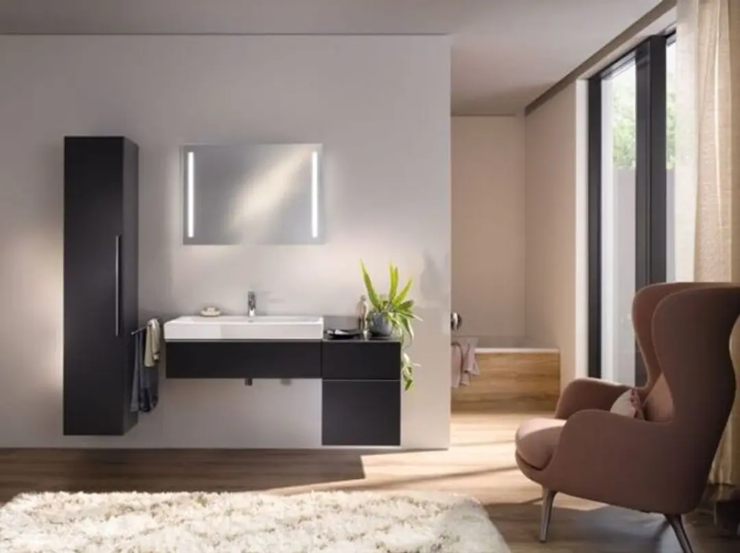 Geberit iCon Wastafel 75cm - 1 Wasbak - Glanswit - afbeelding 2 van 6