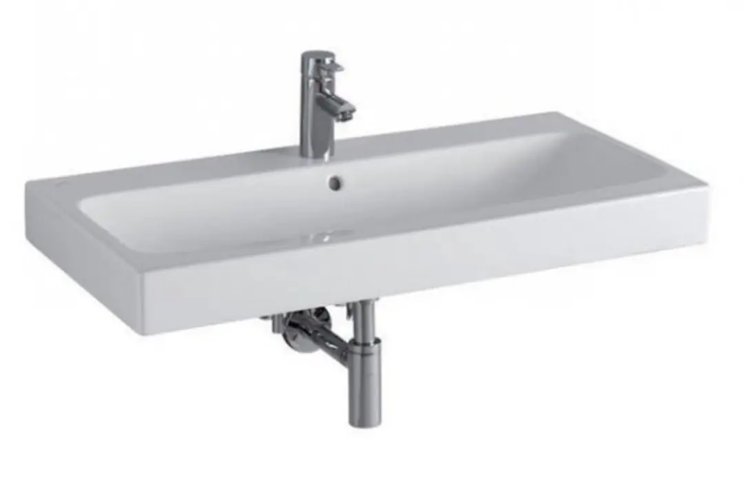 Geberit iCon Wastafel 90cm - 1 Wasbak - Wit Glans - afbeelding 5 van 6