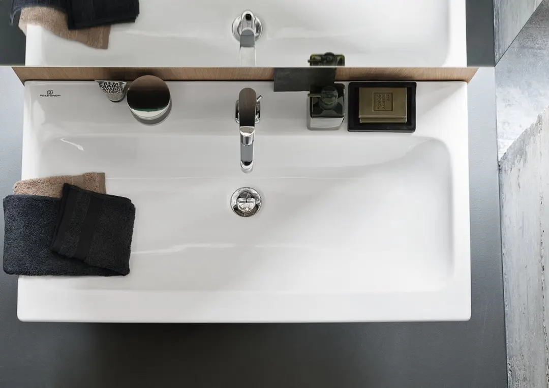 Geberit iCon Wastafel 90cm - 1 Wasbak - Wit Glans - afbeelding 6 van 6