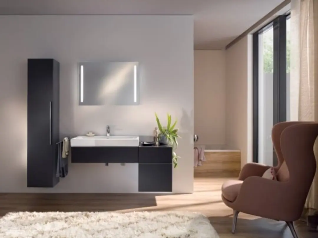Geberit iCon Wastafel 90cm - 1 Wasbak - Wit Glans - afbeelding 4 van 6