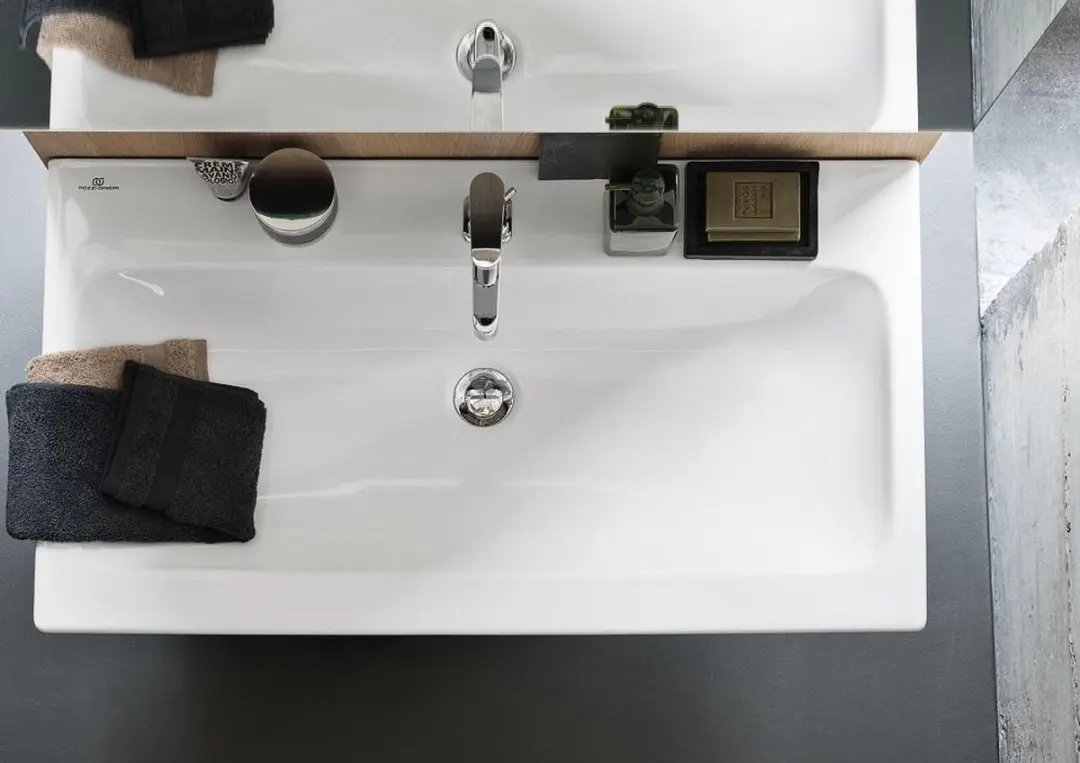 Geberit iCon Wastafel 90x49cm - wit - afbeelding 2 van 6