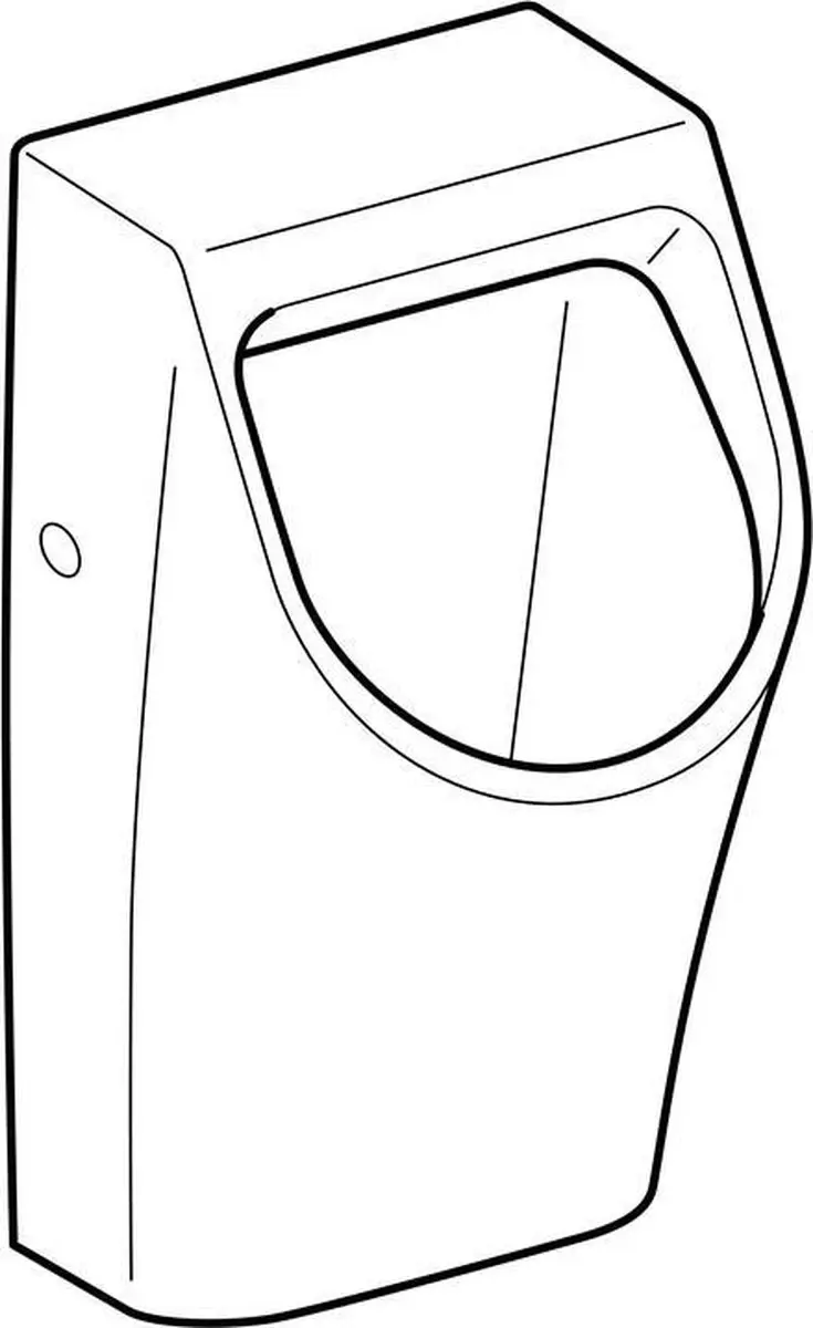 Geberit Renova Plan Urinoir 30cm Wit - afbeelding 2 van 6