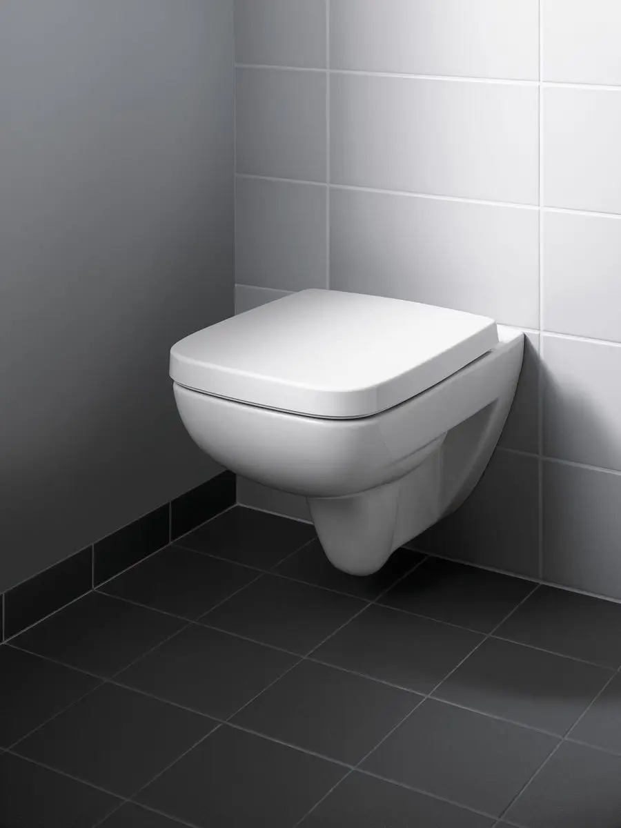Geberit Renova Plan Rimfree Wand-WC 202170600 - Wit - afbeelding 5 van 6