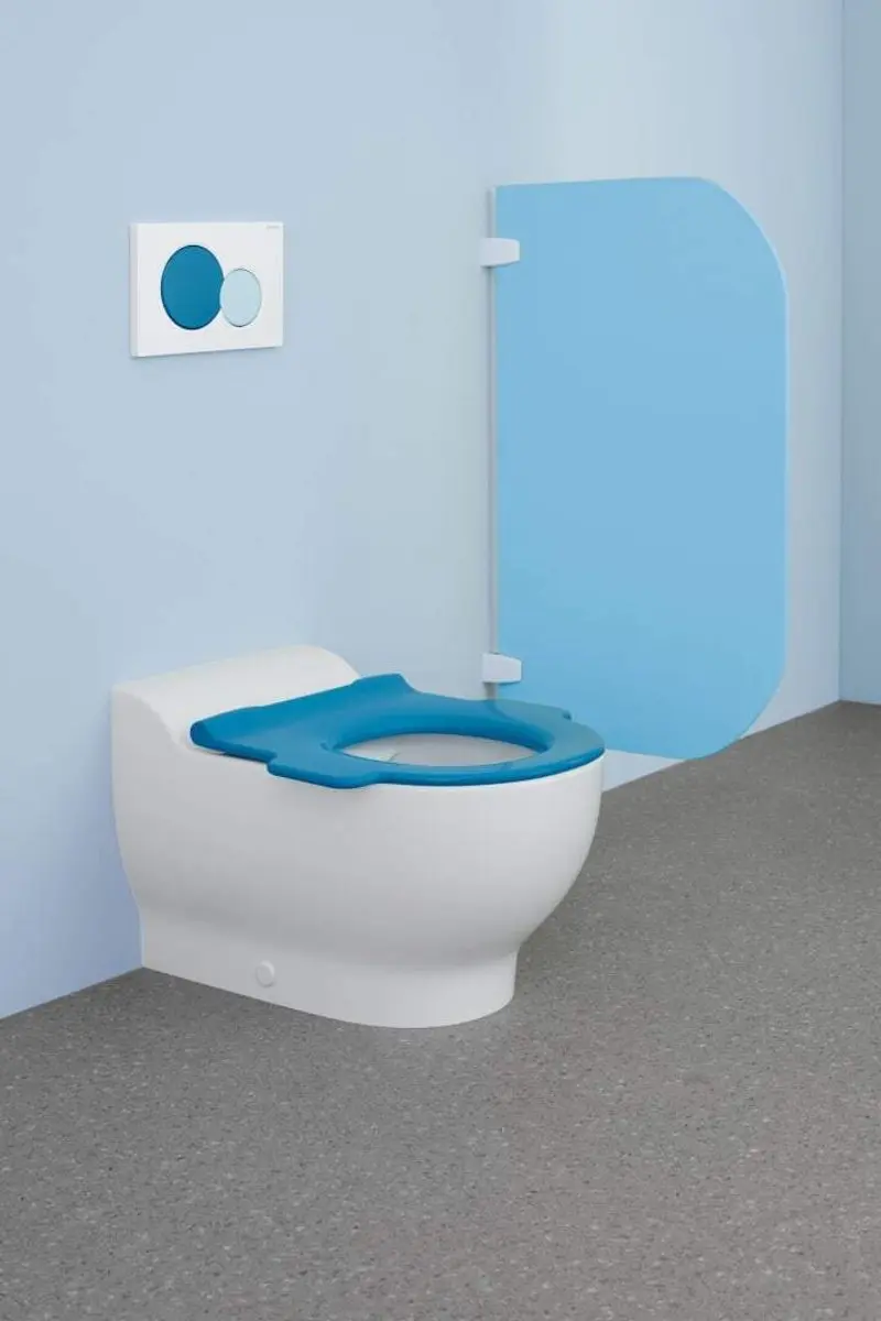 Geberit Bambini Staand Toilet Rimfree - Wit 502.966.00.1 - afbeelding 3 van 3