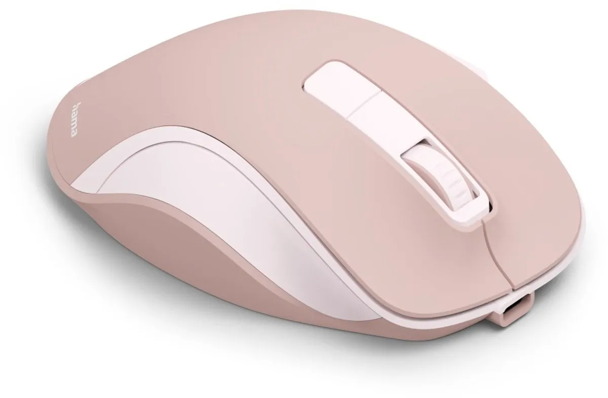 Hama WM-500 Optische Draadloze Muis - 6 Knoppen - Roze - afbeelding 6 van 6