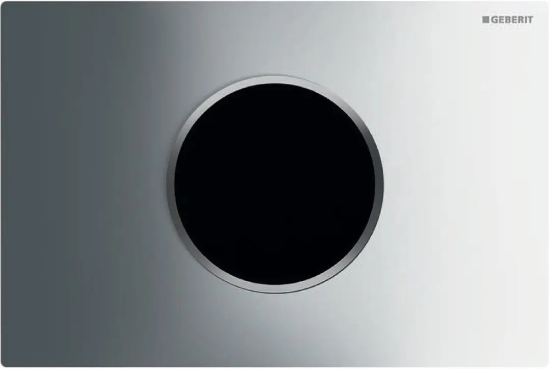 Geberit Sigma 10 bedieningspaneel glansverchroomd IR Touch-Free met designring m