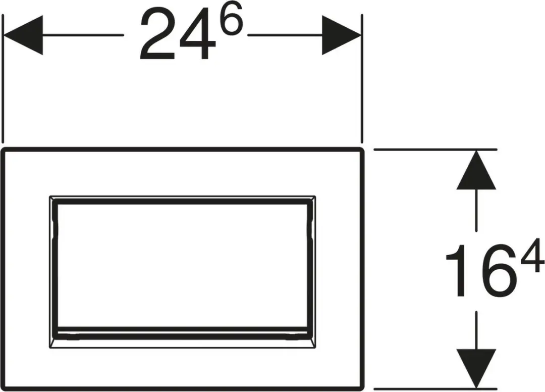 Geberit Sigma30 Bedieningsplaat Wit Mat - afbeelding 3 van 6