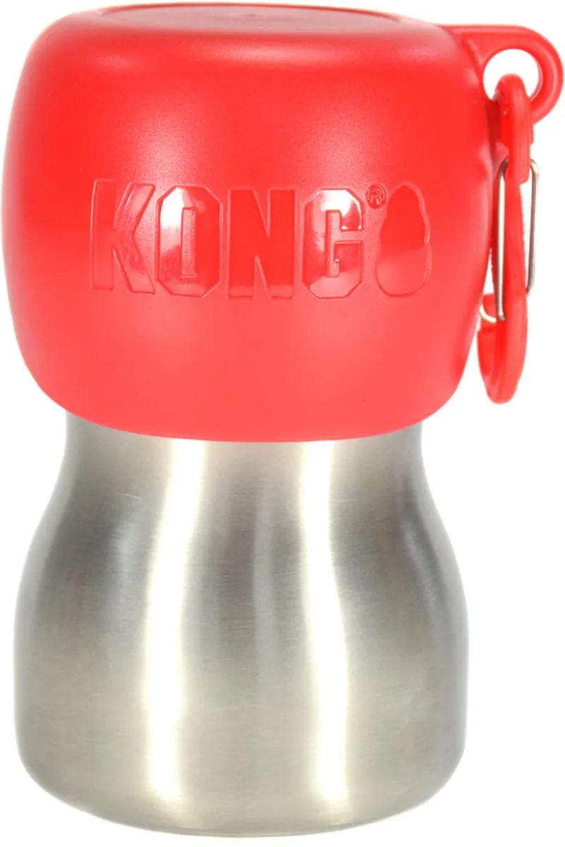 KONG H2O Roestvrijstalen Drinkfles 280ml - Rood