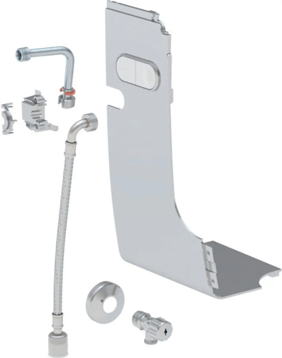 Geberit wateraansluitset conventioneel, voor Geberit AquaClean Mera: alpien wit,