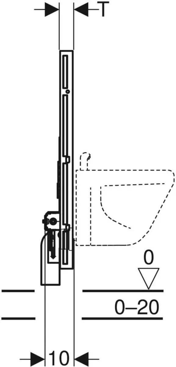 Geberit GIS Montage-element voor bidet - afbeelding 3 van 4