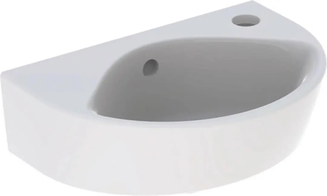 Geberit Renova Fontein 1 KRG R Overloop 36x25x14,8cm Wit - afbeelding 2 van 5