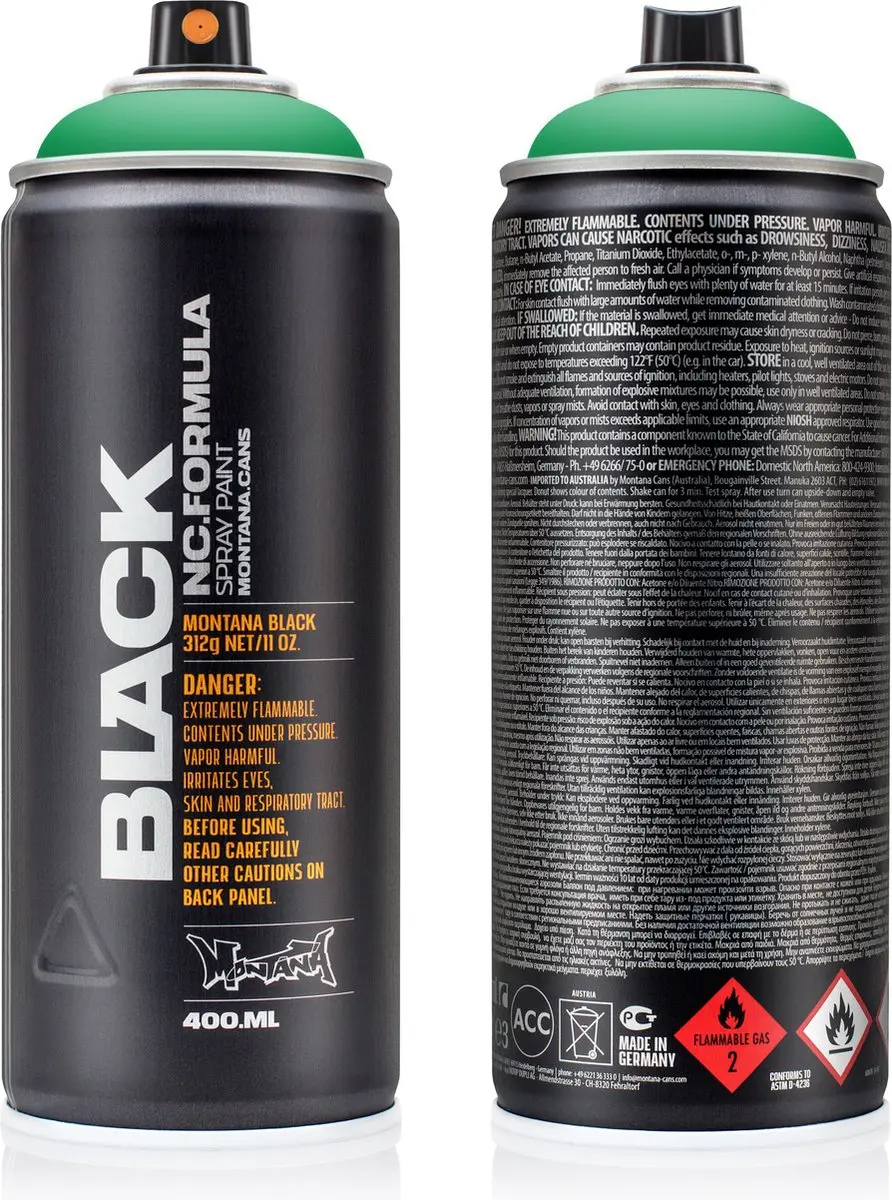 Montana BLACK 6090 Woodstock spuitbus 400ml