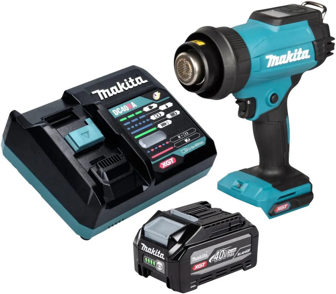 Makita HG 001 GZ01 accu-heteluchtpistool 40 V max. 600 °C + koffer