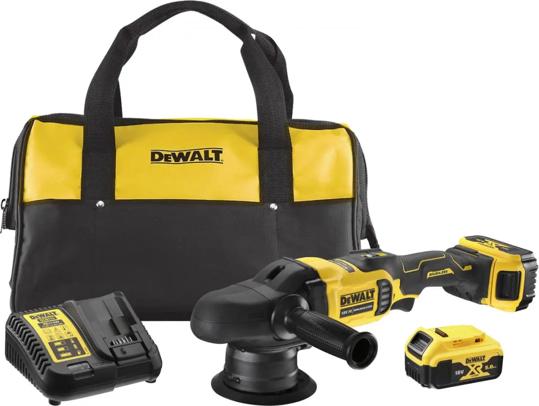 DeWalt DCM848P2 Excentrische polijstmachine 125mm 18V 5.0Ah