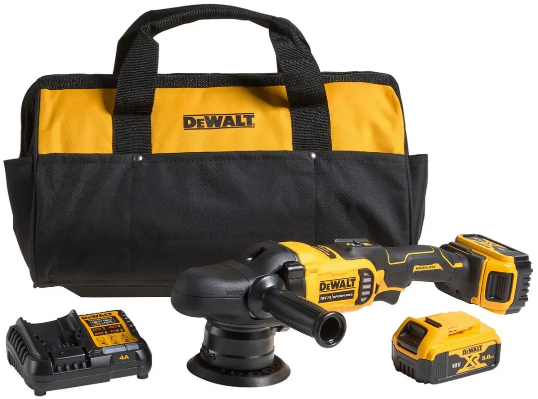 DeWalt DCM848P2 Excentrische polijstmachine 125mm 18V 5.0Ah - afbeelding 2 van 3