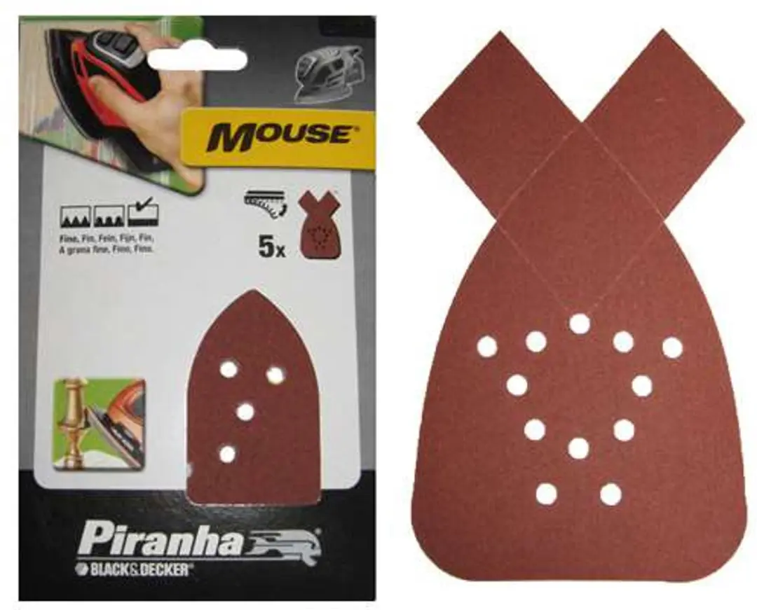 Irwin mouse schuurstrook k180 5 stuks