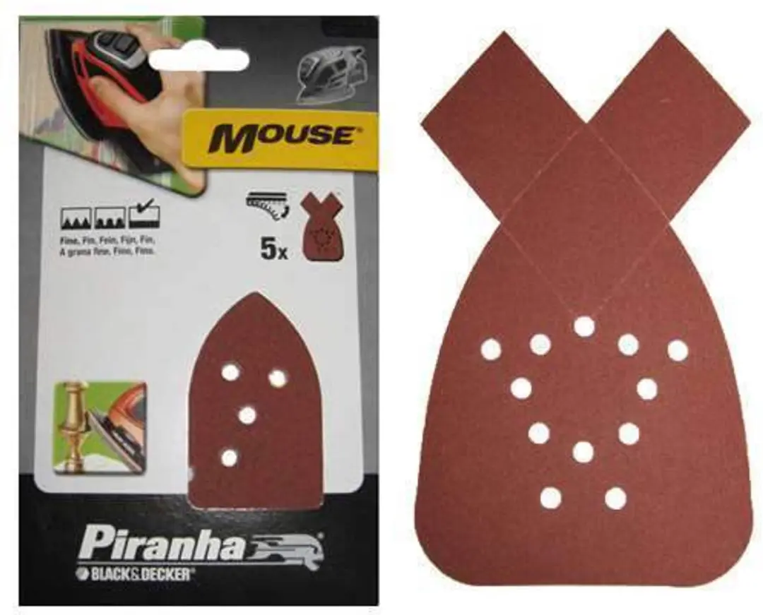 Irwin mouse schuurstrook k240 5 stuks