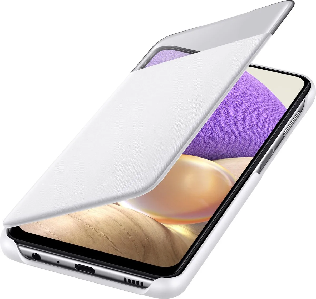 Samsung Smart S View Hoesje EF-EA326PWEGEW - Galaxy A32 5G - Wit