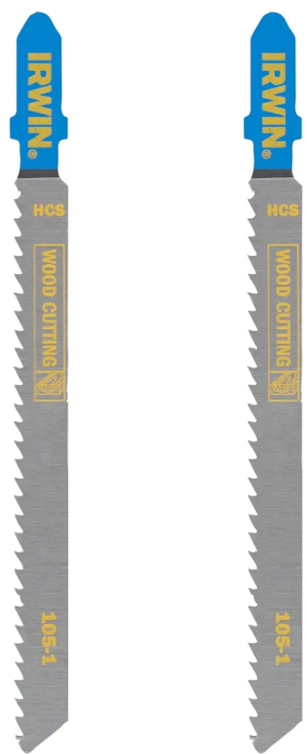 Irwin decoupeerzaagblad met T-aansluiting, voor hout, fijne vertanding
