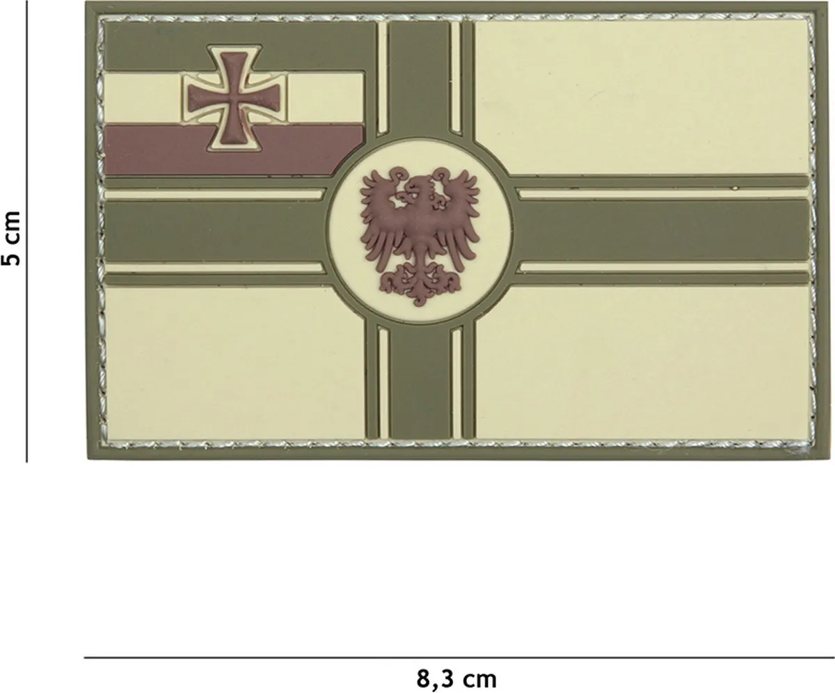 101 Inc Embleem 3D PVC Duitse Vlag Multi