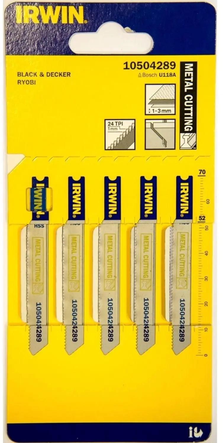 Irwin HSS, 70 mm, 24 TPI, U118A, metaalzagen
