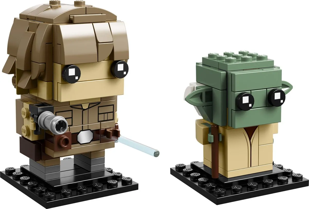 LEGO BrickHeadz Luke Skywalker & Yoda 41627 - 215 Stukken - Meerkleurig