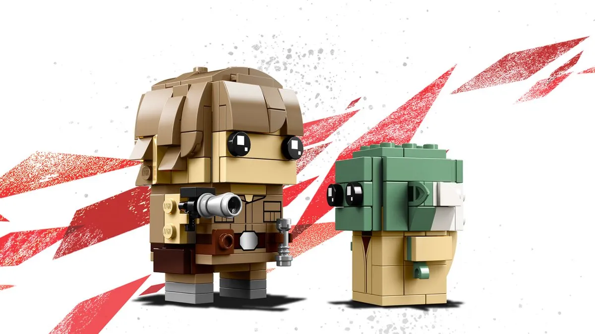 LEGO BrickHeadz Luke Skywalker & Yoda 41627 - 215 Stukken - Meerkleurig