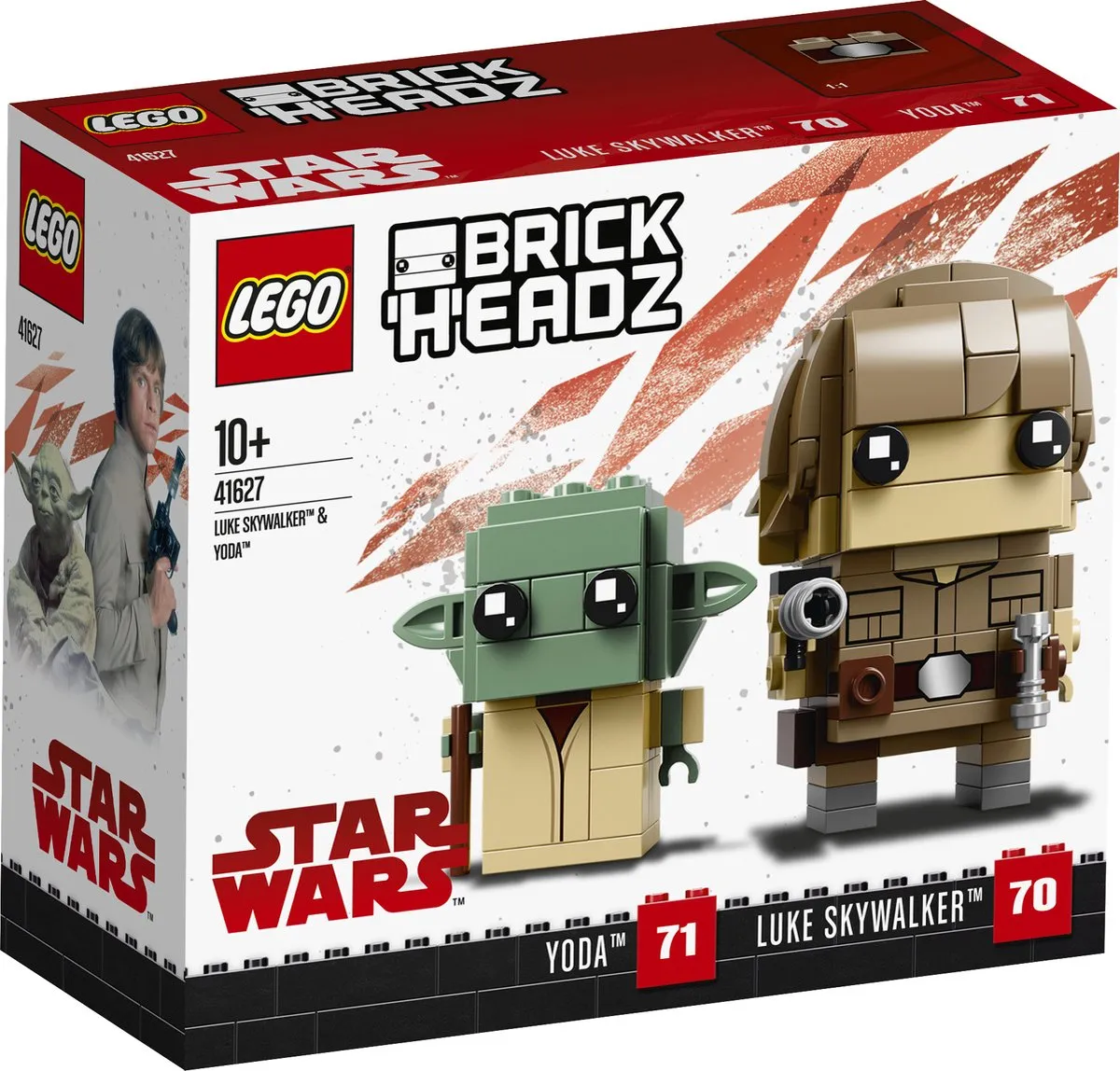 LEGO BrickHeadz Luke Skywalker & Yoda 41627