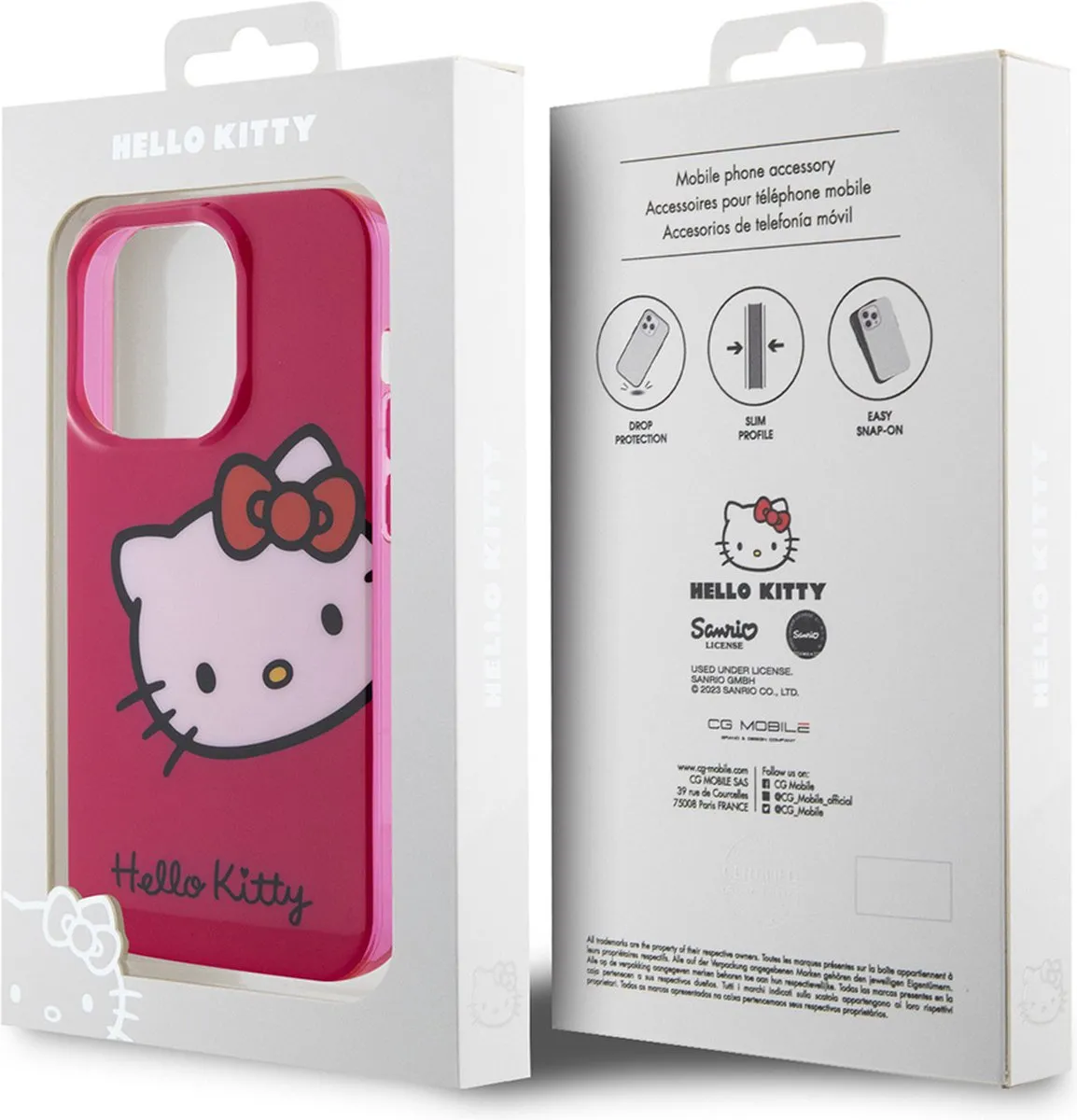 Hello Kitty iPhone 14 Pro Max Hoesje - Roze