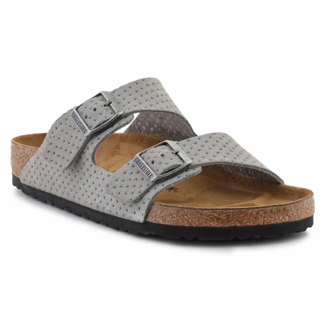 Birkenstock Arizona LEVE Slides Grijs